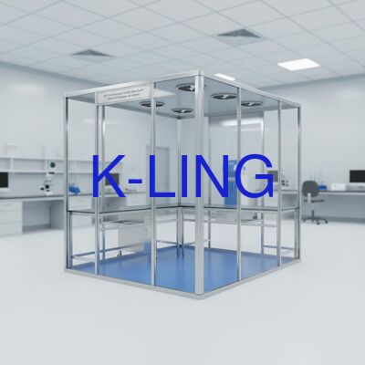 Cabine propre modulaire sans poussière ISO7 Hardwall adaptée au laboratoire et à l'industrie