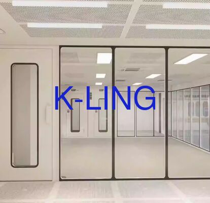 Salle blanche modulaire avec classement de purification ISO5/ISO6/ISO7/ISO8, filtre HEPA et préfiltre de filtration de l'air et installation modulaire