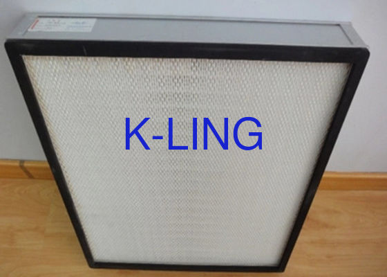 Filtre à air HEPA mini plissé de 24x24 pouces avec cadre en aluminium et efficacité H12-H14 pour la purification de l'air