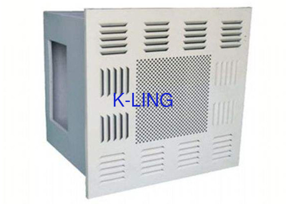 Le plafond en acier vif en plastique HEPA de plat de diffuseur filtrent le système de filtre de la classe 100 HEPA de boîte