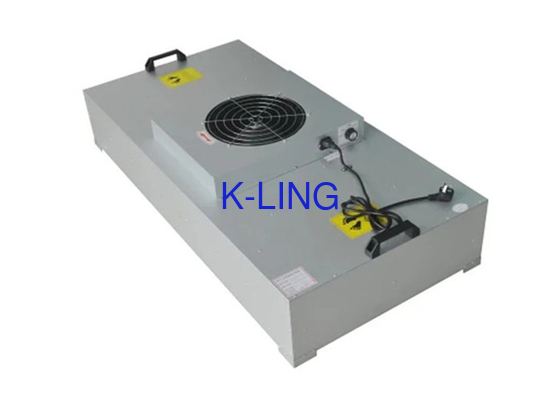 Feuille galvanisée d'unité de filtrage de fan de taille standard de 220VAC 50Hz pour la pièce propre