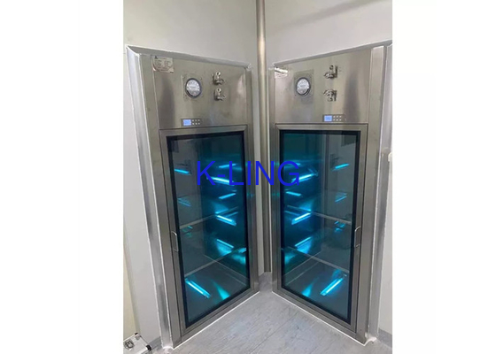 Boîte de passage dynamique propre de haute précision stable de sécurité avec la lampe UV 0.3m/s