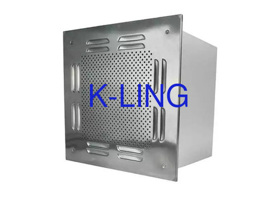 Poudrez la classe 100 enduite de boîte de filtre de la sortie d'air HEPA de l'acier 6 pour l'équipement de Cleanroom