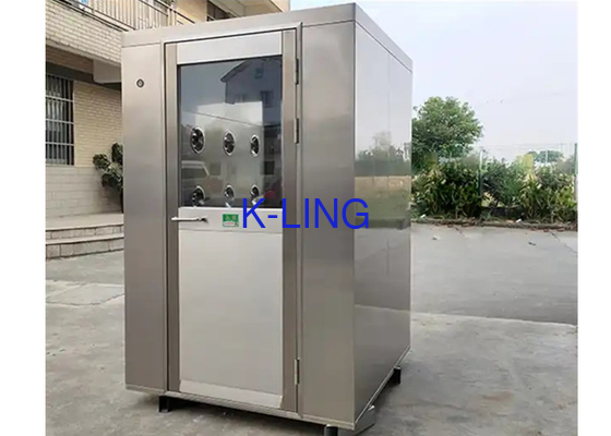 Installation facile puissante adaptée aux besoins du client d'acier inoxydable de douche d'air de Cleanroom