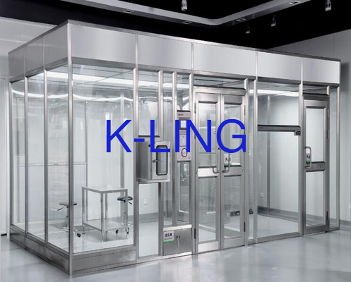 Cleanroom de H14 Hardwall avec la préparation de surface de polissage ≥500 Lux Lighting