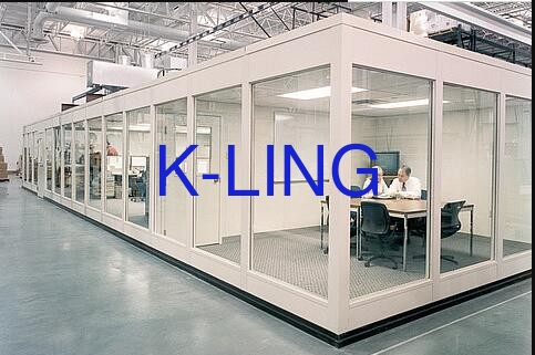 Pièce propre de polissage de Softwall avec la vitesse d'air 0.3-0.5m/S facile à installer