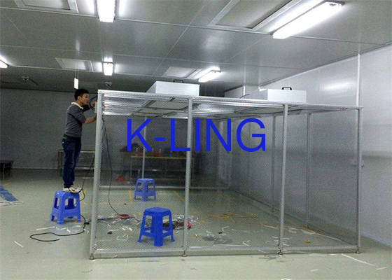 Flux d'air unidirectionnel Salle blanche à paroi douce avec bruit ≤ 75 dB et film PVC durable