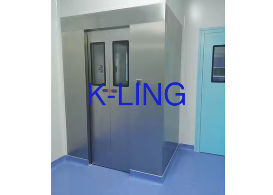 220V/50Hz alimentation personnalisée type douche d'air avec porte coulissante automatique
