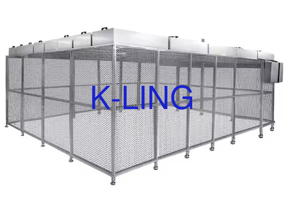 Taille personnalisée Partition Softwall Salle blanche avec cadre en alliage d'aluminium