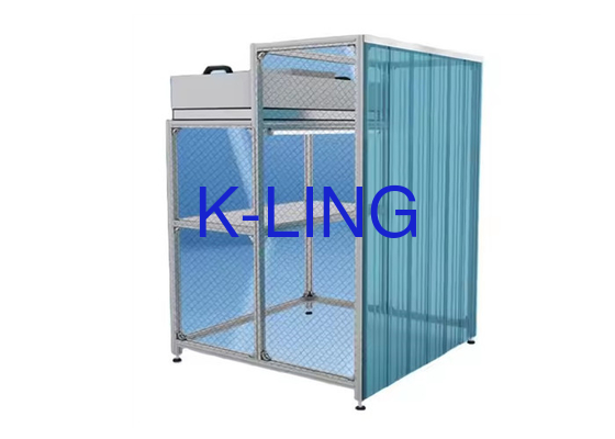 Classe 100-100000 Salle blanche à paroi douce avec filtre HEPA H14 sur mesure