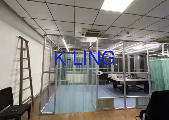 4.0m*2.0m*2.2m Cabine de nettoyage modulaire avec filtration HEPA à 99,99% d'efficacité et taille personnalisée Facile à installer