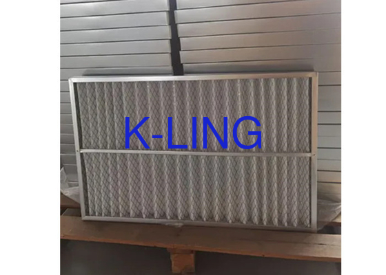 Système de ventilation pré-filtré personnalisé Filtre à air avec filets de protection galvanisés / en aluminium