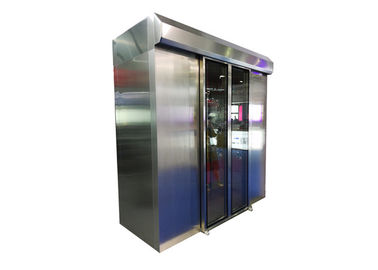 Acier inoxydable fait sur commande douche d'air de 304/201 Cleanroom avec la porte automatique de glissière