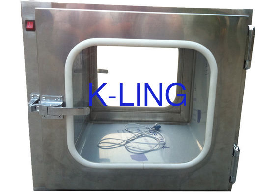 Boîte de passage faite sur commande de Cleanroom de charge statique de l'acier inoxydable 201 pour l'ingénierie biologique