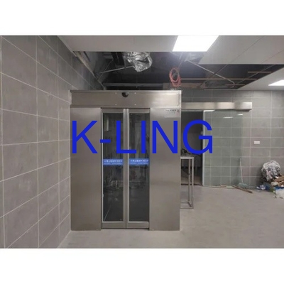 Douche à air de salle blanche Configuration de ventilateur dédié et alimentation 220V/50Hz pour la purification de l'air de la salle blanche