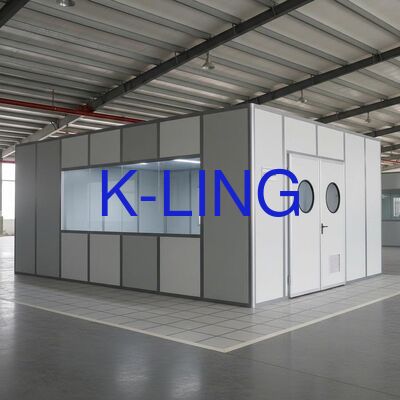 Salle blanche modulaire avec un niveau sonore inférieur à 65 dB et des filtres HEPA/ULPA pour les environnements sans poussière