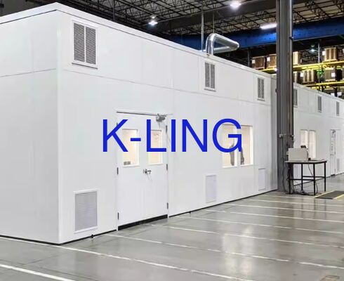 Panneau Sandwich 50mm Module Salle Blanche Présentant un Rang de Purification ISO5 ISO6 ISO7 ISO8 pour l'Industrie