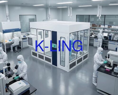 Conformer le système Hvac à la salle blanche modulaire offrant des salles blanches exemptes de poussière pour la fabrication de semi-conducteurs et de biotechnologie