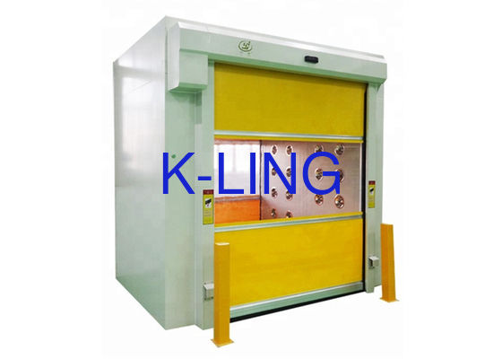 Pièce de douche d'air de cargaison de rendement énergétique avec les côtés rapides de la porte 3 de roulement soufflant la manière