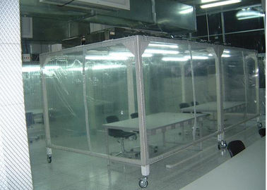 Cleanroom en acier enduit de Softwall de puissance pharmaceutique, chambre verticale de circulation d'air laminaire