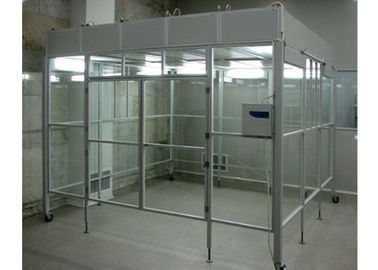Cabine verticale molle en aluminium d'écoulement laminaire de pièce propre de mur de pression positive
