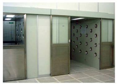La cabine de douche automatique d'air de porte coulissante avec la poudre a enduit le moteur du mur/C.C