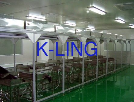 Grande cabine propre de Softwall de grand dispositif épuré à l'air avec le filtre de H13 HEPA