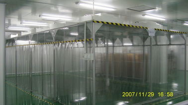 Pièce propre d'ISO8 Softwall/cabine verticale de circulation d'air laminaire avec l'unité de filtrage de H14 HEPA