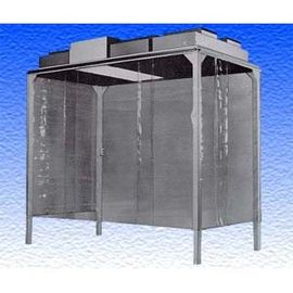 Hangar propre de circulation d'air laminaire de Curatins de bande de vinyle avec des filtres de H14 HEPA