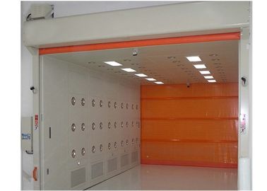 grand tunnel de douche d'air de l'espace de 3PH 380V avec la porte rapide de roulement de PVC