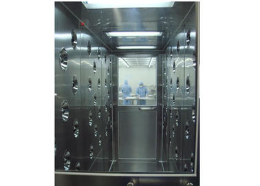 Douche d'air de tunnel d'acier inoxydable avec la porte automatique, équipement de pièce propre
