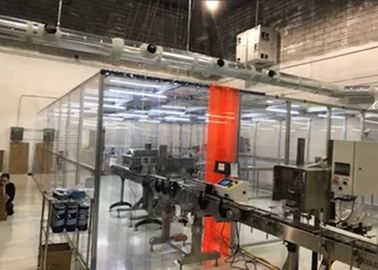 Pièce propre de Softwall de mur de plexiglass de production de cigarette d'E