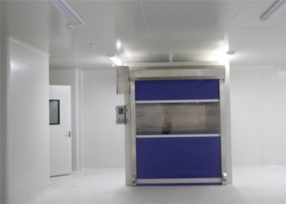 Tunnel rapide de douche d'air de cargaison de vitesse de la porte 27m/s de volet de PVC avec la certification de la CE
