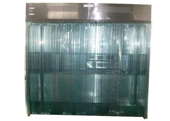 Feuilles de solides solubles 304 distribuant la cabine avec le filtre de la porte HEPA de rideau en PVC