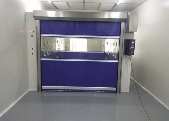Roulement rapide de contrôle automatique vers le haut de porte molle de rideau en cabine de douche d'air de porte