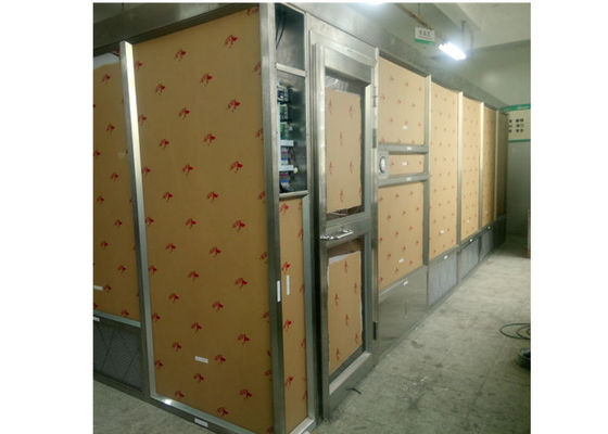 Norme de GMP de salle propre de Softwall de mur de plexiglass de cadre d'acier inoxydable