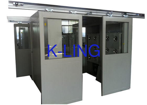 Soufflement bilatéral d'hôpital de la poussière d'air de tunnel mobile de douche, 25m/s à grande vitesse