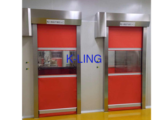 Porte complètement automatique de volet de roulement de tunnel de douche d'air de Cleanroom pour la livraison de marchandises